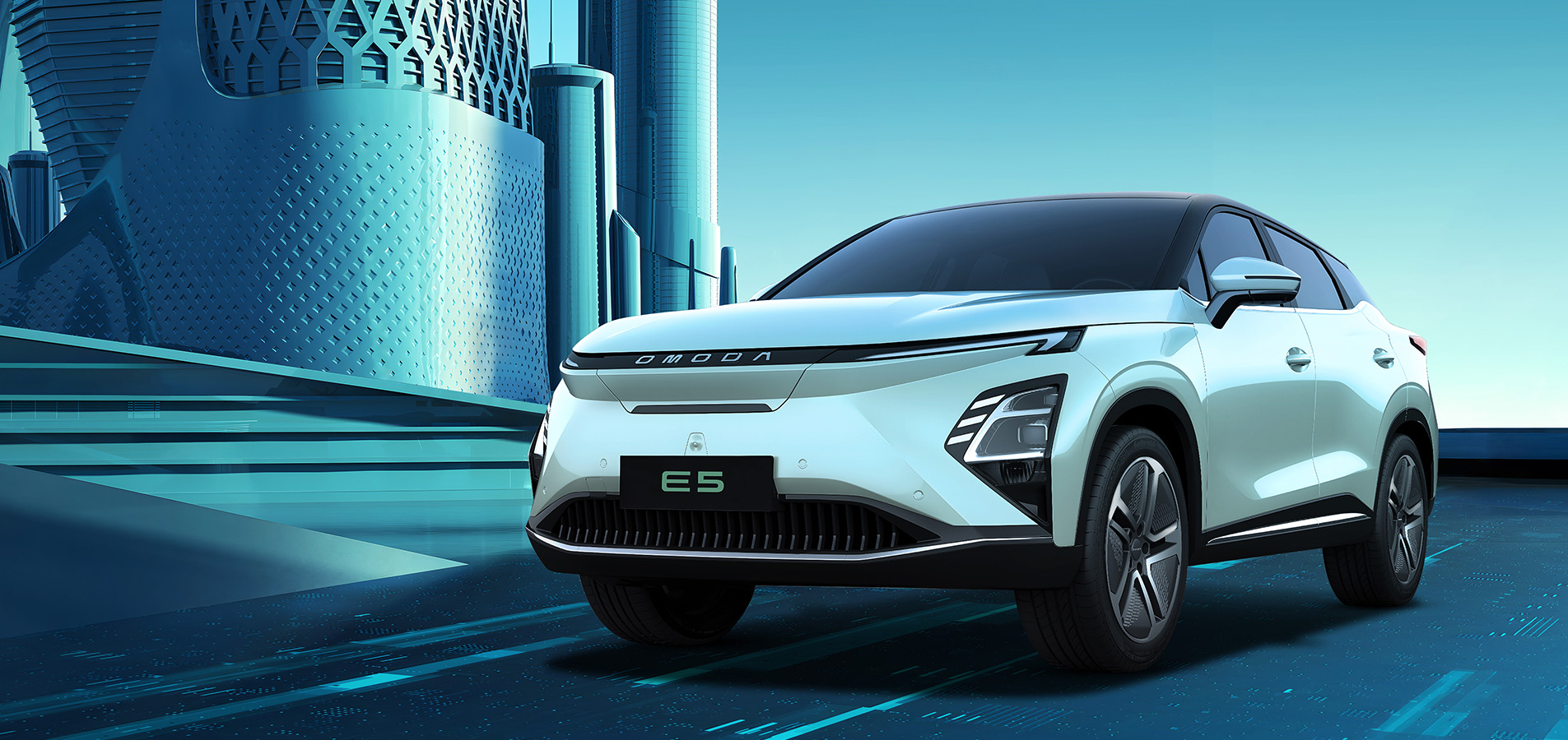 OMODA SUV mit moderner Linienführung